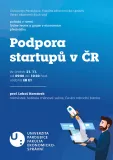 přednáška Podpora startupů v ČR