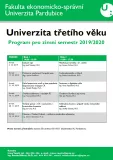 Cyklus přednášek Univerzity třetího věku FES ZS 2019/2020