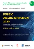 Veřejná správa 2020