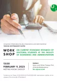 Workshop on Current Economic Research of Doctoral Students at FEA UPCE